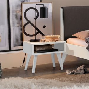 Nachttisch Liberia Buche Massivholz H 42cm