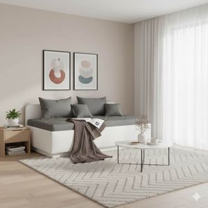Sofaliege Eriko Komfort Kunstleder mit Bettkasten