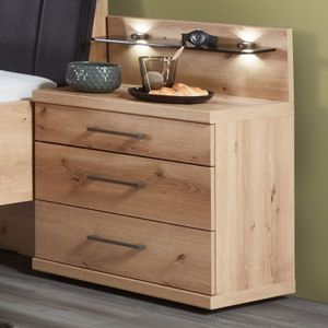 Nachttisch Lothas Eiche Dekor H 52cm