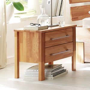 Nachttisch Halvar Kernbuche Massivholz H 45 cm