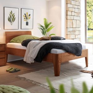 Einzelbett Ambato Eiche Massivholz