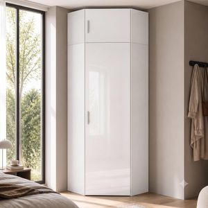 Kleiderschrank-Ecke Divisa mit Innenausstattung