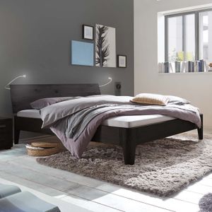 Bett Lugo Komfort Eiche Massivholz