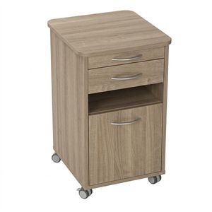 Nachttisch Usedom Eiche/Akazie Dekor H 65cm