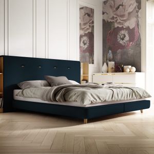 SCHLARAFFIA Bett Buddy Holly mit Boxspring-Unterfederung