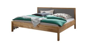 Bett Paige Komfort Eiche Massivholz