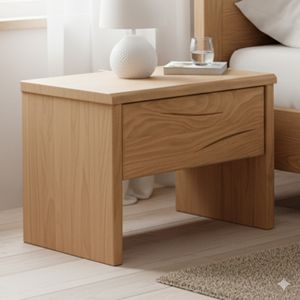 HOMELIV. Nachttisch Basiliano Fichte Massivholz H 42cm