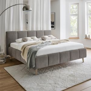 Polsterbett Malven Komfort Bouclé