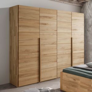 Drehtüren-Kleiderschrank Andalucia Kernbuche Massivholz