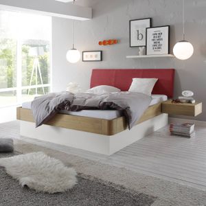 Bett Majuro Komfort Eiche Massivholz mit Bettkasten