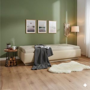 Relaxliege Eriko Kunstleder mit Bettkasten
