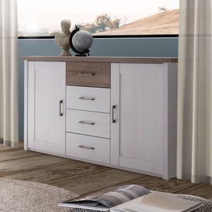 Sideboard Jordi Pinie Dekor mit Schubladen