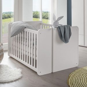 Babybett Kids Arctic mit Lattenrost und Schlupfsprossen