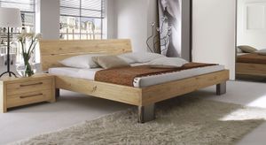 Bett Fuego Wildeiche Massivholz