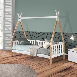 Kojen-Hausbett Kids Delight Kiefer Massivholz