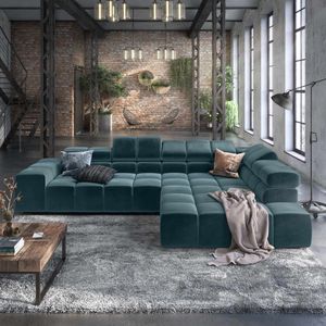 HOMELIV. Ecksofa Charlotta 319x215x82cm Velours