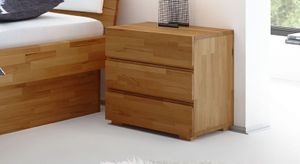 Nachttisch Navarra Buche Massivholz H 51cm