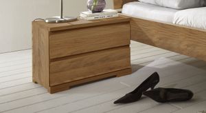 Nachttisch Rodari Kernbuche Massivholz H 45cm