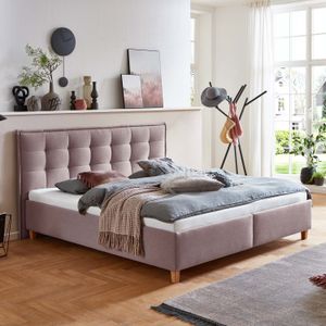 Polsterbett Lusaka Webstoff mit Bettkasten