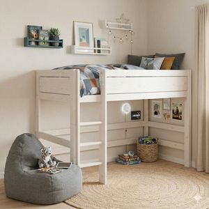 LIFETIME Mittelhochbett Original Kiefer Massivholz mit Lattenrost
