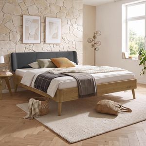Bett Rakaia Eiche Massivholz
