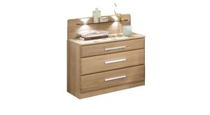 Nachttisch Bloomfield Eiche teilmassiv H 50cm