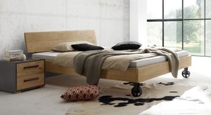 Bett Santo Wildeiche Massivholz