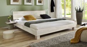 Bett Lesina Buche Massivholz