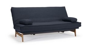 Schlafsofa Atessa Webstoff/Cord mit Lattenrost und Stauraum