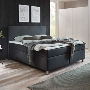 HOMELIV. Boxspringbett Carpo Webstoff