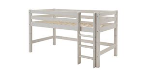 Mini-Hochbett Kids Paradise Kiefer Massivholz mit Lattenrost