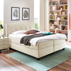 HOMELIV. Boxspringbett Midway Webstoff