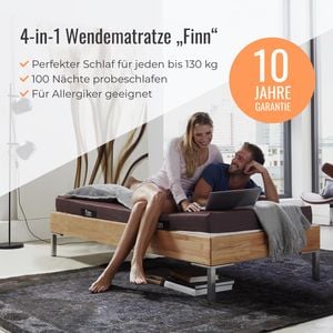 4-in-1 Komfortschaum-Wendematratze Finn