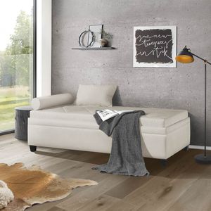 Relaxliege Kamina Komfort Microvelours mit Bettkasten