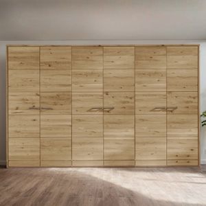 Drehtüren-Kleiderschrank Kärnten Wildeiche Massivholz