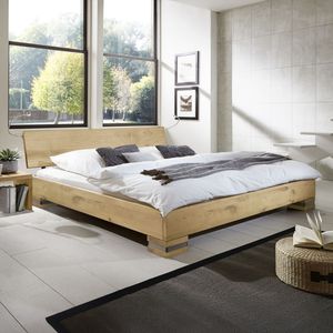 Bett Sillaro Wildeiche Massivholz