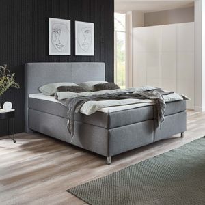 HOMELIV. Boxspringbett Carpo Webstoff