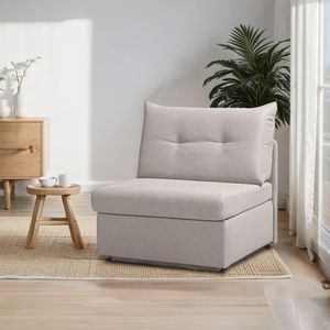 Schlafsessel Retford Webstoff/Velours mit Bettkasten
