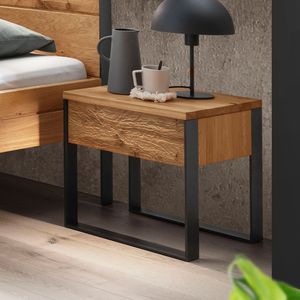 Nachttisch Manari Wildeiche Massivholz H 45 cm