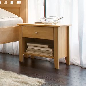 Nachttisch Roseville Kernbuche/Wildeiche Massivholz H 50 cm