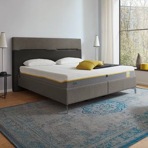 Tempur Polsterbett Classic Komfort Webstoff mit Kopfteil Texture