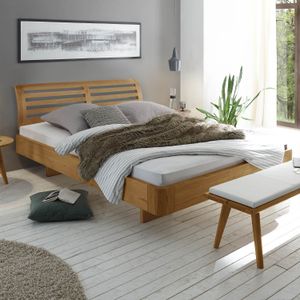 Bett Salerno Eiche Massivholz