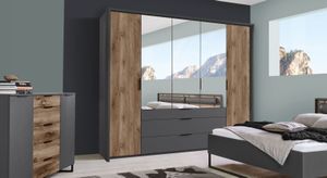 Funktions-Kleiderschrank Arbaro mit Spiegel