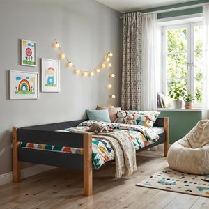 Bett Kids Nordic Buche teilmassiv mit Lattenrost