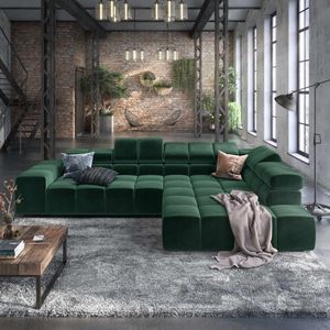 HOMELIV. Ecksofa Charlotta 319x215x82cm Velours