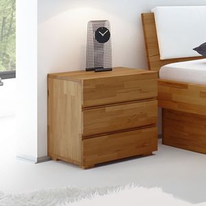 Nachttisch Navarra Buche Massivholz H 51cm