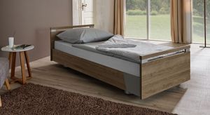 Komfortbett mit Pflegebett-Funktion Usedom Akazie/Eiche Dekor