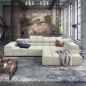 HOMELIV. Ecksofa Charlotta 319x215x82cm Webstoff