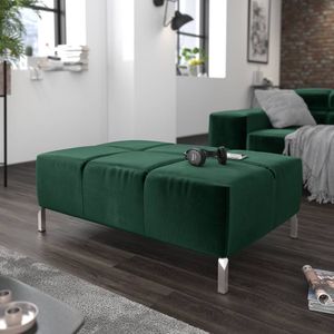 HOMELIV. Polsterhocker Cambridge Velours