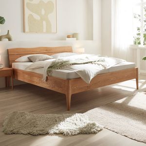 Bett Taro Komfort Wildeiche Massivholz metallfrei